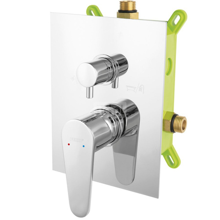 Bateria podtynkowaFERRO ALGEO 2-funkcyjna, chrom