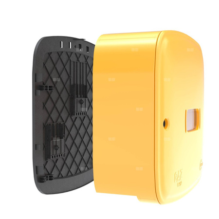 Skrzynka gazowa, 600x600x250, uniwersalna (wolnostojąca/naścienna), z tworzywa - popielata