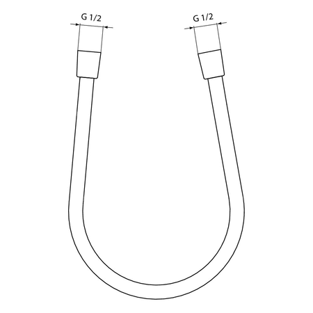 SH Wąż ULTRAFLEX 1350mm Chrom