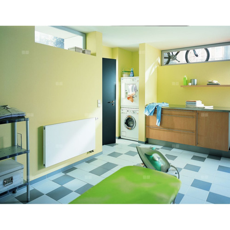 Grzejnik płytowy Kermi® Plan-V typ 33 705x157x1405 biały, 10 bar, zaworowy lewy, z osłonami