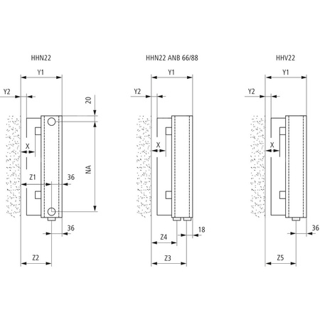Grzejnik płytowy typ 22 KERMI HHN wym. 840 x 2200 mm, kolor biały, moc 4415 W