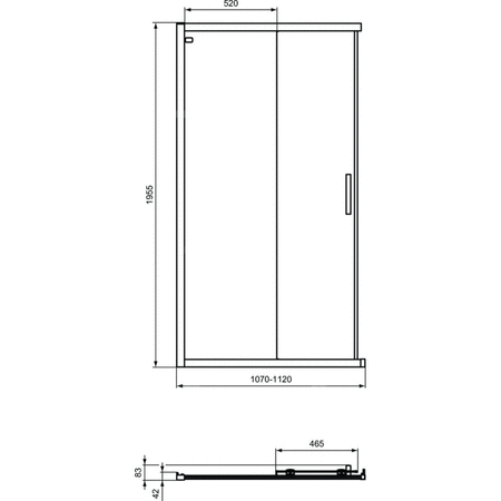 CONNECT 2 DRZWI Z WEJ. NAR. 110 SIL.BR