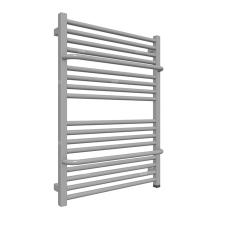 Grzejnik TERMA LIMA ONE 820/600 \ Diamond Silver, podł. S1, 400W, kabel spiralny z wtyczką [srebrzys