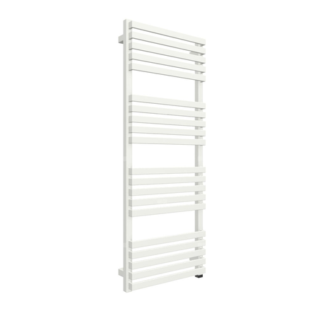 Grzejnik elektryczny TERMA QUADRUS SLIM ONE 450 x 1185 mm, kolor biała ściana, moc 600 W, podłączenie E1, kabel prosty bez wtyczki 1,5m biały