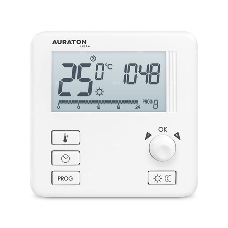 AURATON Libra - Tygodniowy, przewodowy regulator temperatury