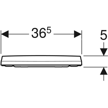 Deska sedesowa Geberit iCon, slim: Wolne opadanie=Tak, Zawiasy wypinane=Tak, Mocowanie=Od góry, Biały / Błyszczący