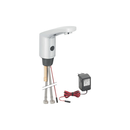 Korpus baterii Geberit z okrągłym otworem, do baterii umywalkowej typ 185: Chrom błyszczący