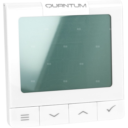 Temostat pokojowy bezprzewodowy SALUS WQ610RF, kolor biały 230 V z wyświetlaczem