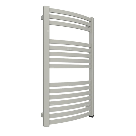 Grzejnik elektryczny TERMA DEXTER ONE 500 x 860 mm, kolor srebrny mat, moc 400 W, podłączenie E1, kabel spiralny z wtyczką 2,5m srebrzysty