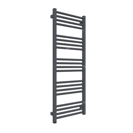 Grzejnik elektryczny TERMA FIONA ONE 430 x 1140 mm, kolor metaliczna czerń, moc 400 W, podłączenie E8, kabel spiralny z wtyczką