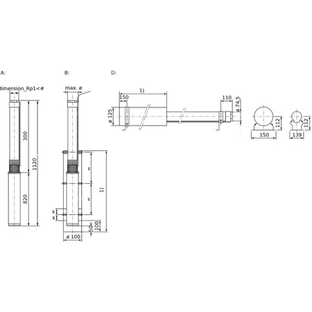 Pompa głębinowa 1-fazowa WILO Sub TWU 3-0504-HS-I częstotliwość 50/60 Hz, moc 1.5 kW 12.5 A, prędkość obrotowa 8400 obr/min