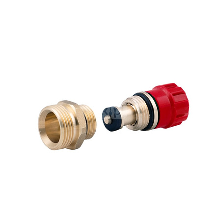 757 G1/2 N Wkładka zaworowa odcinająco-regulacyjna do belki rozdzielacza (niebieskie pokrętło)