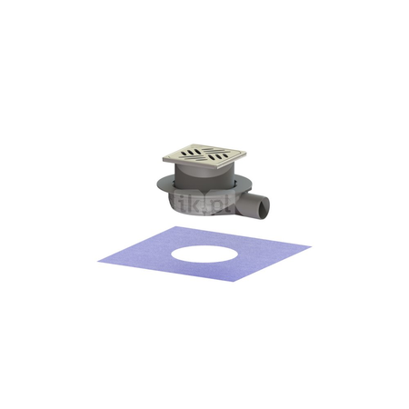 Wpust Ultraflat 79 DN 50 z nasadką z rusztem szczelinowym