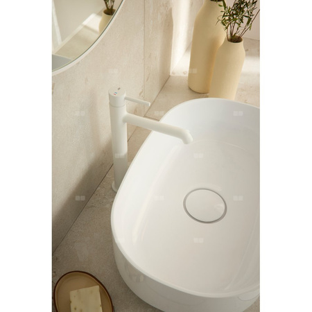 MOZA MINI WHITE bateria umywalkowa nablatowa