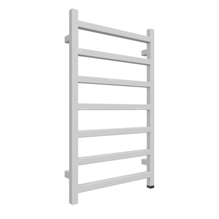 Grzejnik elektryczny TERMA SIMPLE ONE 500 x 840 mm, kolor szary mleczny RAL7047, moc 300 W, podłączenie E8, kabel prosty bez wtyczki 1,5m srebrzysty