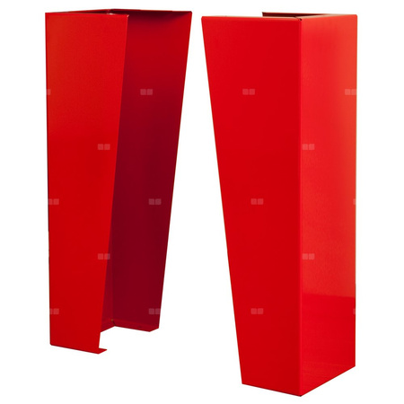 Podstawa 550 mm, szerokość 250 mm, RAL 3000