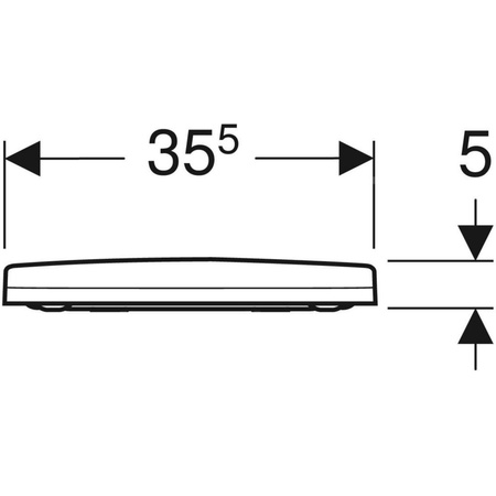 Deska sedesowa Geberit Acanto: Wolne opadanie=Tak, Zawiasy wypinane=Tak, Mocowanie=Od góry, Biały / Błyszczący