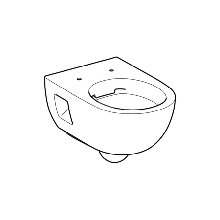 Deska sedesowa Geberit Selnova, mocowanie od góry: Wolne opadanie=Tak, Zawiasy wypinane=Nie, Mocowanie=Od góry, Biały / Błyszczący