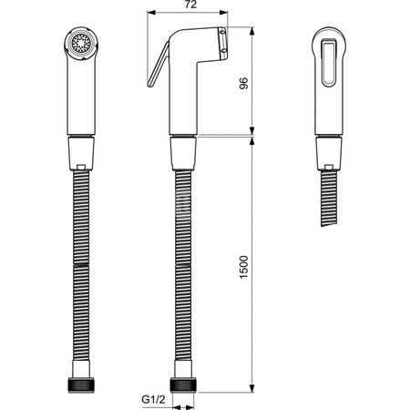IDEALSPRAY SŁUCHAWKA HIGIEN. Z WĘŻEM