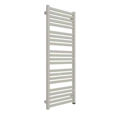 Grzejnik elektryczny TERMA MARLIN ONE 430 x 1185 mm, kolor szary jedwabisty RAL7044, moc 400 W, podłączenie E8, kabel prosty bez wtyczki 1,5m srebrzysty