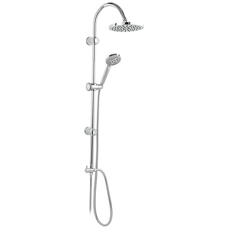 RONDO zestaw natryskowy z deszczownią, chrom