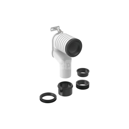 Kielich przejściowy GEBERIT HDPE, PE / polietylen, 110 mm, DN 100 x 90 mm x DN 90 (króciec x mufa wciskowa) z uszczelką