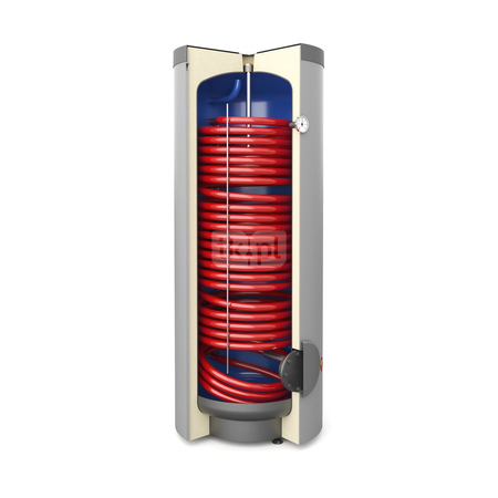 Hybrydowy system grzewczy: pompa ciepła PRIMA 3F R32 16GT (typu MONOBLOK) + wymiennik c.w.u. do pomp ciepła TOWER GRAND 300 l + bufor 200 l + zawór trójdrogowy + komplet elektryczny + centrala Sinum Lite