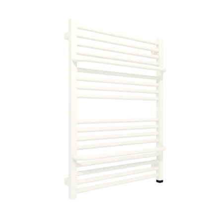 Grzejnik elektryczny TERMA LIMA ONE 600 x 820 mm, kolor biały drogowy RAL9016, moc 400 W, podłączenie E8, kabel prosty bez wtyczki 1,5m biały