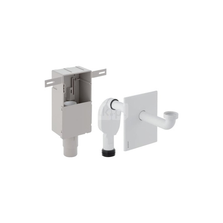 Zawór zestawu odpływowego Geberit do umywalki: Stal nierdzewna