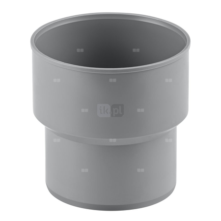 Złączka do rur metalowych MAGNAPLAST HT PLUS HTUG, PP (szary), DN 110 (ww x ww), do kanalizacji