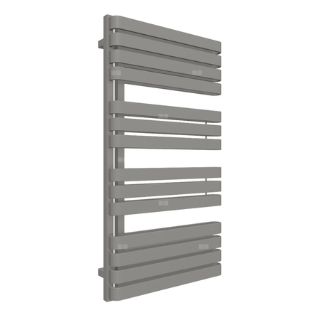 Grzejnik elektryczny TERMA WARP S 600 x 1110 mm, kolor grafit, moc 800 W, podłączenie E8, kabel spiralny z wtyczką