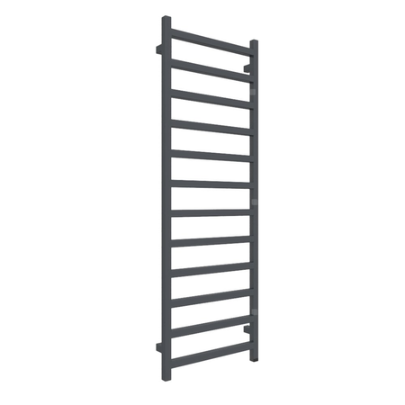 Grzejnik elektryczny TERMA SIMPLE ONE 500 x 1440 mm, kolor metaliczna czerń, moc 600 W, podłączenie E8, kabel prosty bez wtyczki