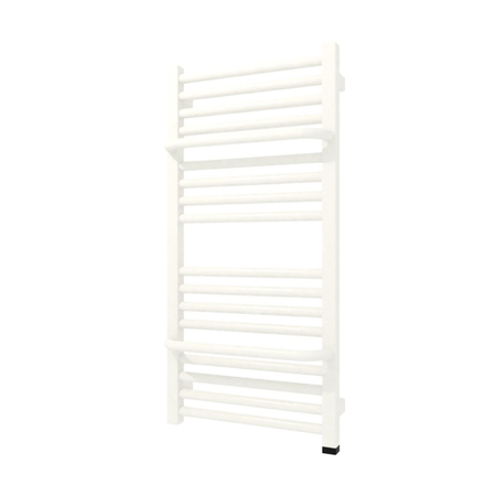 Grzejnik elektryczny TERMA LIMA ONE 400 x 820 mm, kolor biały drogowy RAL9016, moc 300 W, podłączenie E8, kabel prosty bez wtyczki 1,5m biały