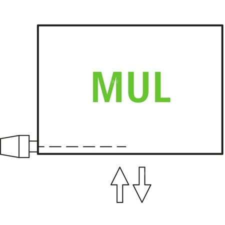 Grzejnik płytowy typ 11 KERMI V-HHV QN537(R), z osłoną wym. 350 x 900 mm, kolor biały, moc 537 W