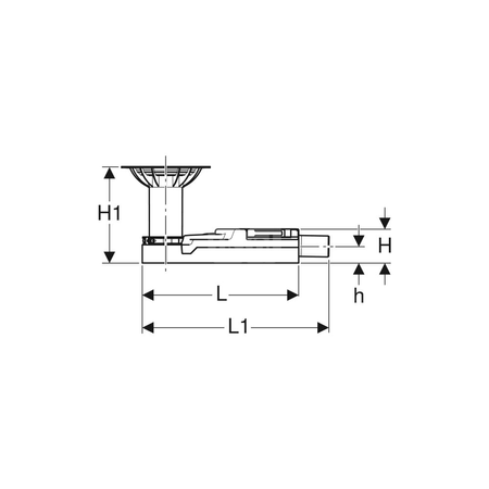 Obudowa EPS syfonu 30 mm