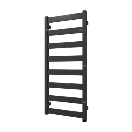 Grzejnik elektryczny TERMA VIVO One 400 x 910 mm, kolor szary grafitowy soft RAL7024, moc 300 W, podłączenie E8, kabel prosty bez wtyczki 1,5m czarny