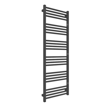 Grzejnik elektryczny TERMA FIONA ONE 480 x 1380 mm, kolor heban, moc 600 W, podłączenie E8, kabel prosty bez wtyczki czarny