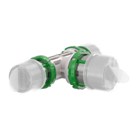 Trójnik redukcyjny, zaprasowywany (PPSU) 26x3-20x2-16x2