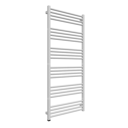 Grzejnik elektryczny TERMA FIONA ONE 600 x 1380 mm, kolor chrom, moc 600 W, podłączenie E8, kabel prosty bez wtyczki z maskownicą