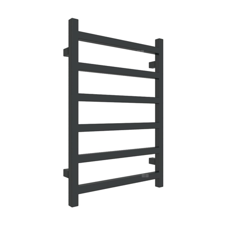 Grzejnik elektryczny TERMA SIMPLE 500 x 720 mm, kolor czarny głęboki mat RAL9005, moc 300 W, podłączenie E1, kabel prosty bez wtyczki