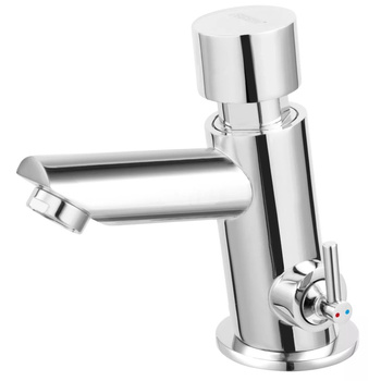 Bateria umywalkowa FERRO PRESSTIGE PRO, chrom, czasowa, z regulacją temperatury