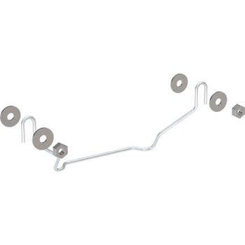 Elementy mocujące Geberit do półpostumentu do umywalki małej, Kerafix: 30x13cm, 