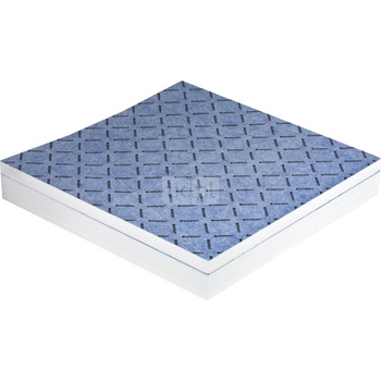 Płyta profilowana do natrysków z odpływem ściennym, V 100x100