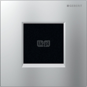 Elektroniczny zawór spłukujący Geberit do pisuaru, zasilanie 230V, Typ 30, chrom mat, easy-to-clean