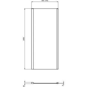 IS I.LIFE S.PANEL 90 UNHAND IC BRT/SC