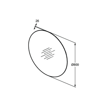 CONCA LUSTRO ZAOKR. 80 AMBIENCE