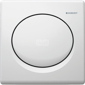 Pneumatyczny zawór spłukujący Geberit do pisuaru, Basic, ręczny, biały