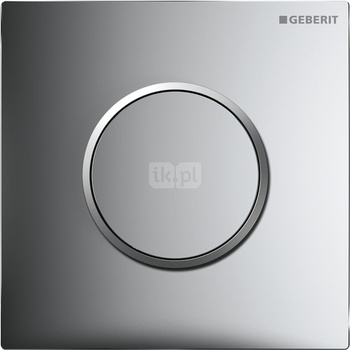 Pneumatyczny zawór spłukujący Geberit do pisuaru, ręczny, Typ 10, chrom bł.-chrom mat-chrom bł.