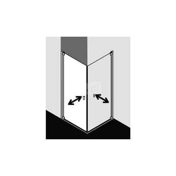 Kermi Drzwi wah. Raya 1KR 0780x 1850 730-760 SIMG ESG Clean