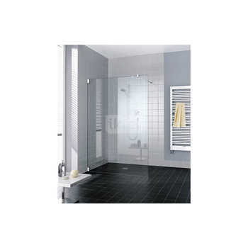 Kermi Walk-In Filia TWF 1200x 2000 GAK: 1200 srebro wysoki połysk, szkło ESG przezroczyste z Clean